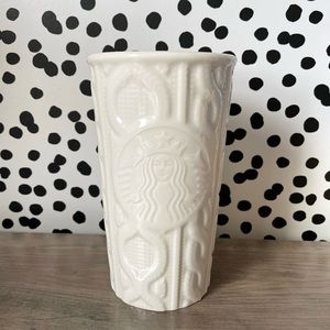 Starbucks Ceramic Sweater Knit Travel Mug